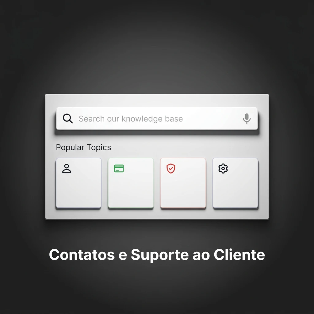 Suporte ao cliente 24 horas com opções de contato via chat ao vivo, e-mail e Telegram.