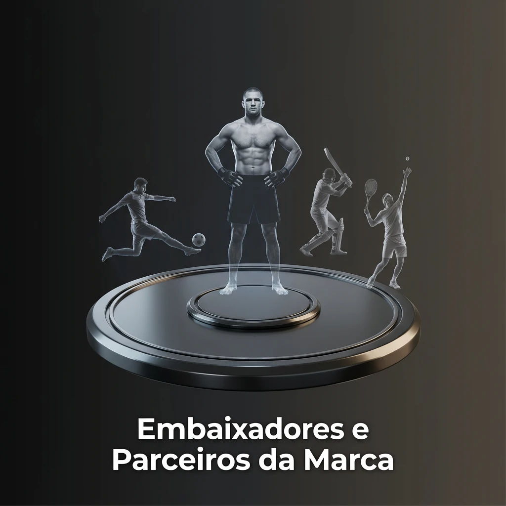 Embaixadores e parceiros da marca, incluindo equipes de e-sports e influenciadores digitais brasileiros.