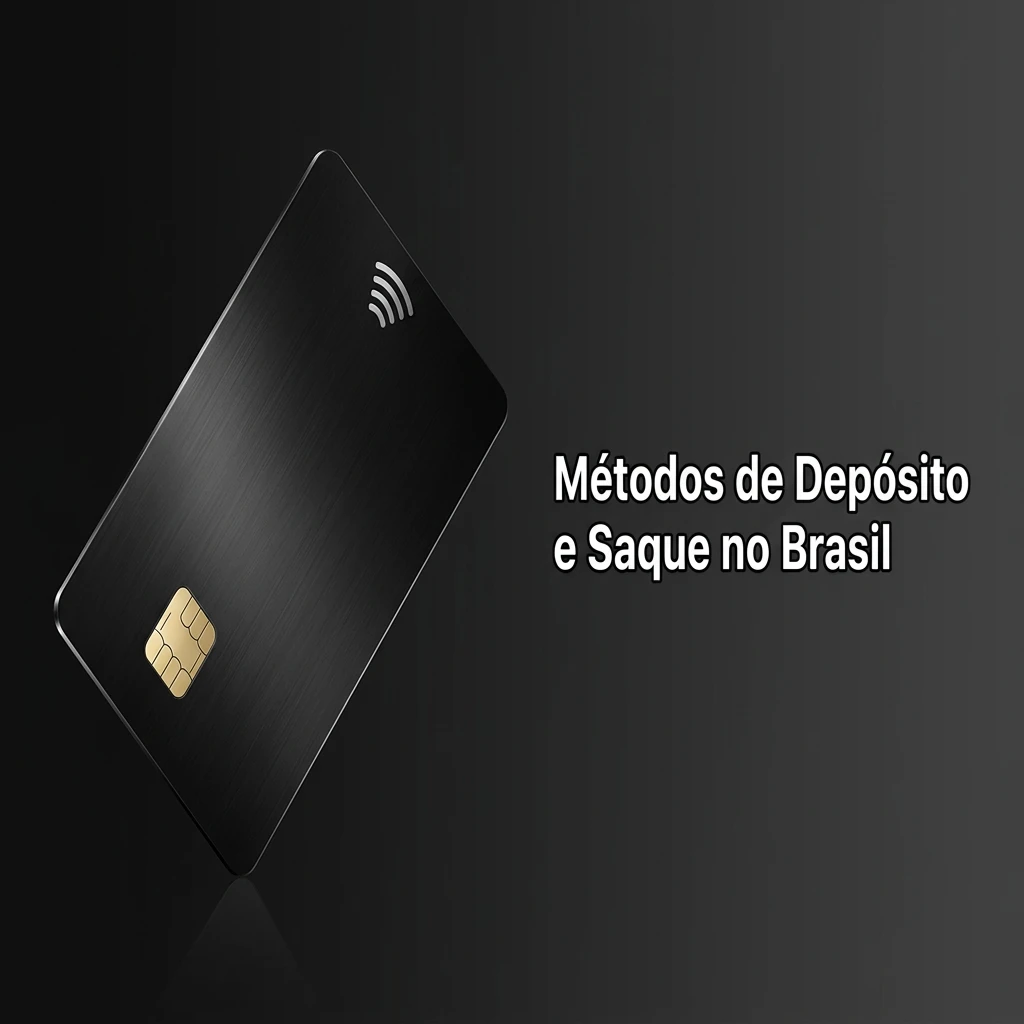 Opções seguras de depósito e saque no Brasil, incluindo Pix, cartões, boleto, carteiras digitais e criptomoedas.