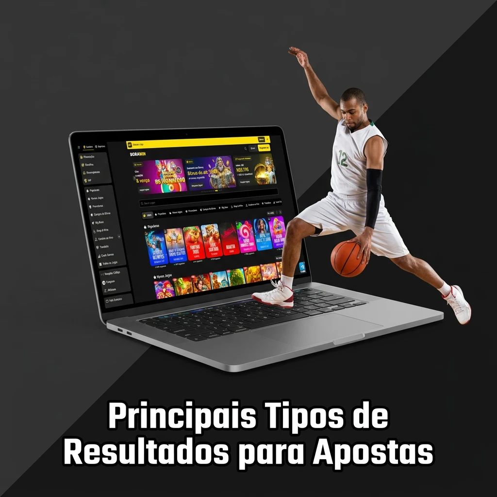 Principais tipos de resultados para apostas: Vencedor do Encontro (1x2), Acima ou Abaixo e Dupla Chance.