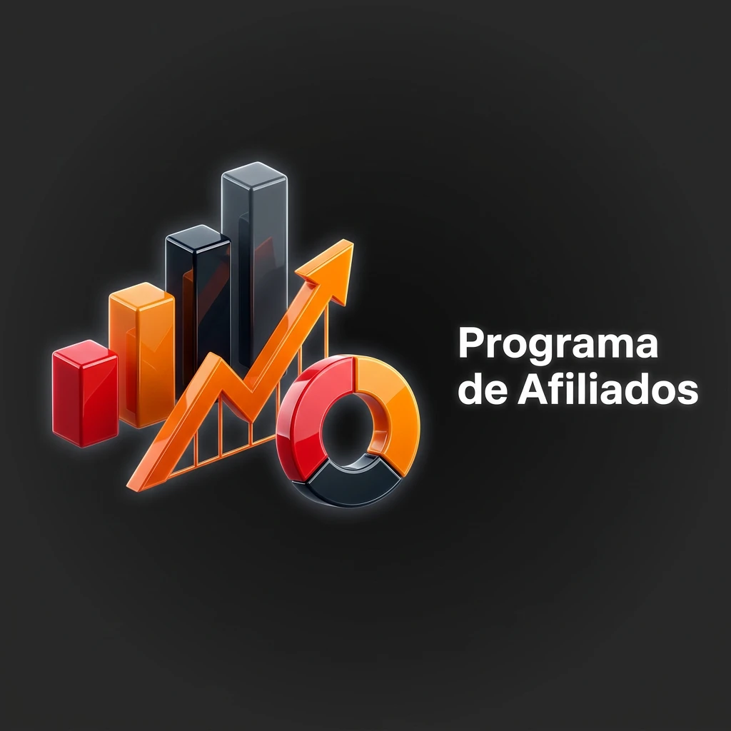 Banner do Programa de Afiliados destacando comissões por indicar novos apostadores.