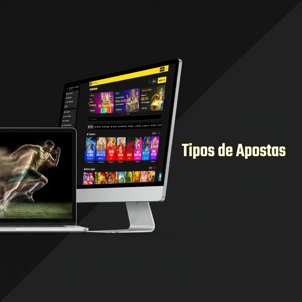 Descrição dos tipos de apostas: Simples, Múltipla e Sistema, explicando formatos para previsões esportivas.