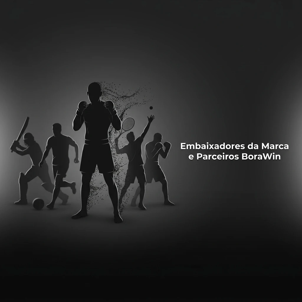 Embaixadores e parceiros da BoraWin: atletas de elite, streamers de eSports e equipes esportivas do Brasil.