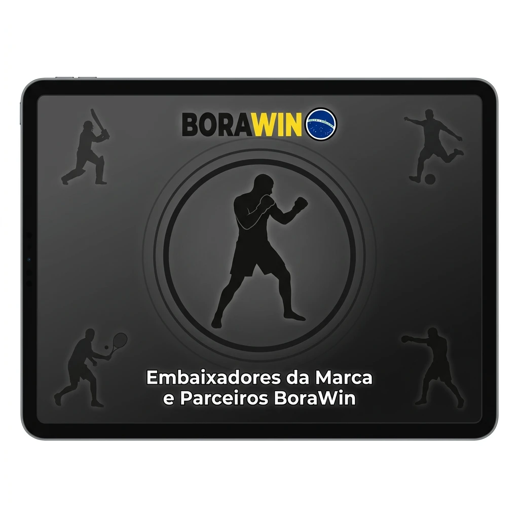 Embaixadores e parceiros da BoraWin: ex-jogadores de futebol, equipes de eSports e influenciadores digitais.