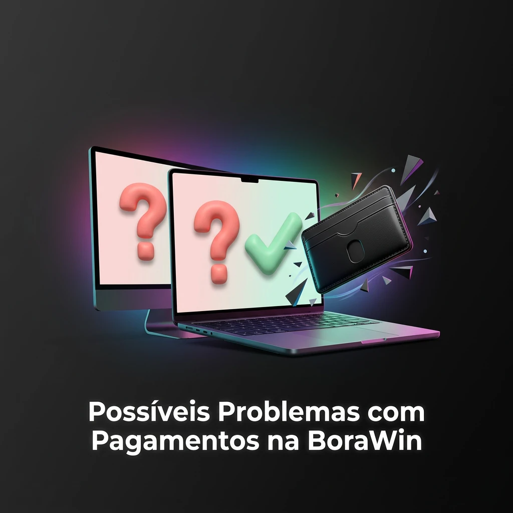 Soluções para possíveis problemas de pagamento na BoraWin, incluindo saques, bônus e verificação de conta.