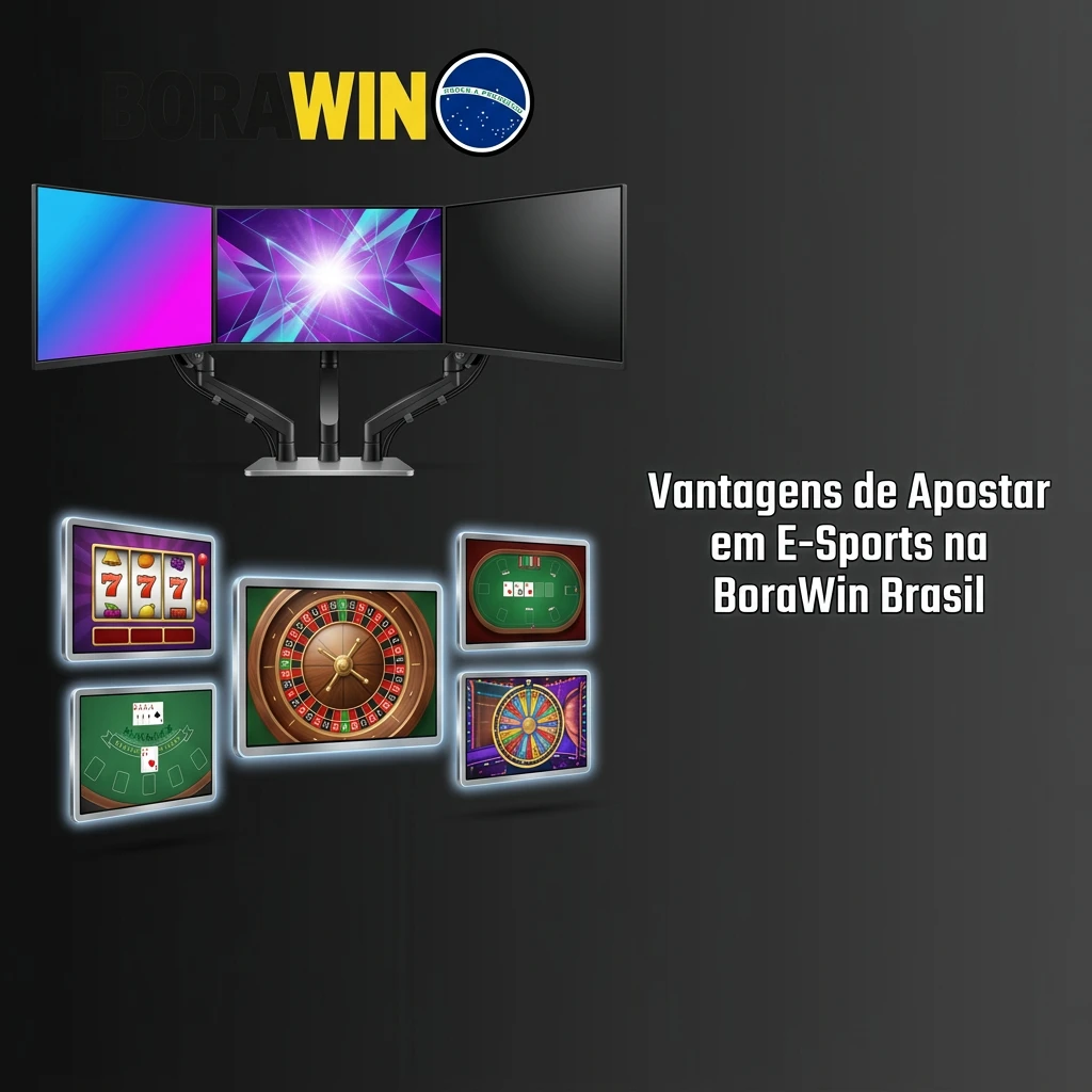 Vantagens de apostar em e-sports na BoraWin Brasil: Pix, odds altas, plataforma responsiva e suporte 24/7.